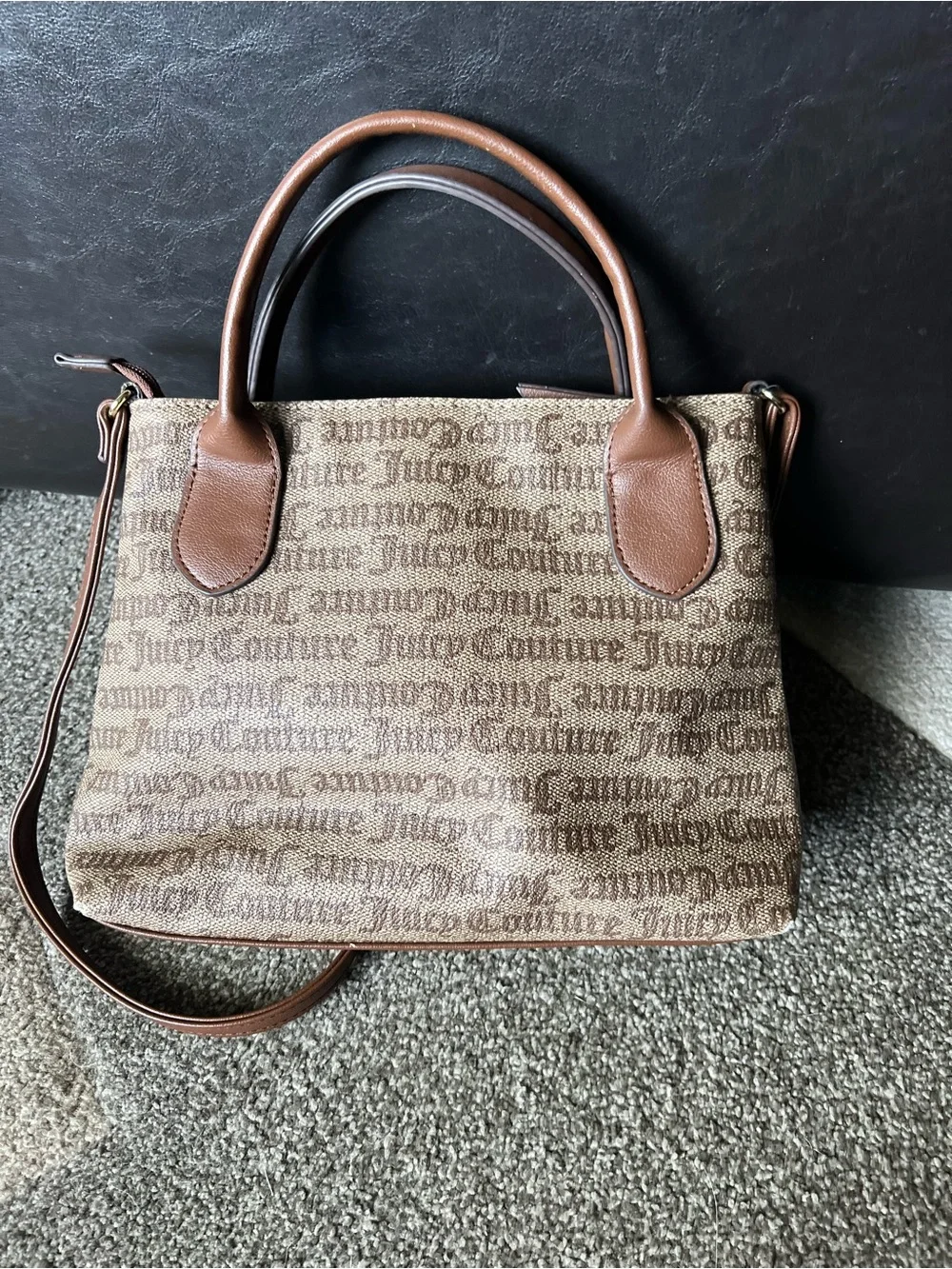 Juicy Couture Logo Purse with Credit Card Wallet